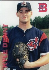 1999 Grandstand Burlington Indians KYLE DENNY RC INDIANS PRAGUE OK