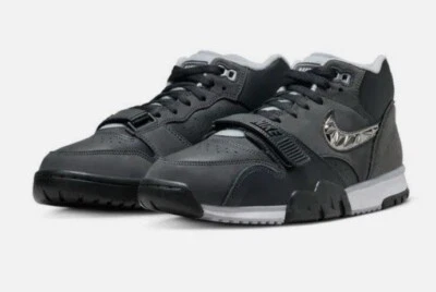 Nike Air Trainer 1 Super Bowl 58 LVIII Chiefs v 49ers Black Shoes Mens FJ6195 - Image 1 of 4