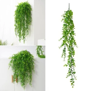 Artificial Hanging Plant Flowers Greenery Vine Leaf Garland Fake Faux Decor New - Picture 1 of 16