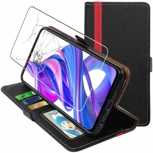ebeststar Etui Honor 9X 9X Pro Portefeuille Housse Porte-Cartes + VERRE Trempé - Picture 1 of 5