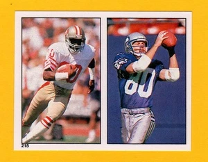 Pegatina Panini Jerry Rice Steve Largent 49ers Seattle Seahawks All-Pro 1988 - Imagen 1 de 1