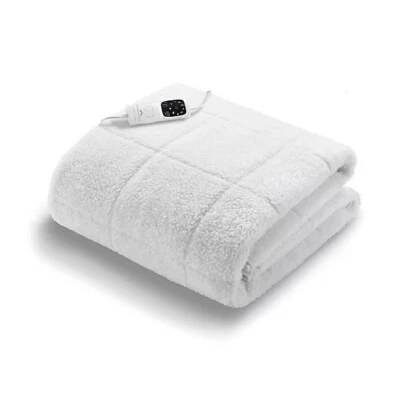 Electric Blanket Single Bed Thermo Topper Single White - Image 1 of 2