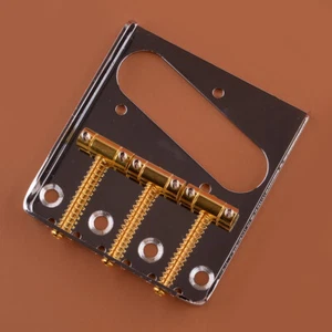 Guitar Bridge 3 Brass Saddle Fit for Classical Tele Guitar - Picture 1 of 4