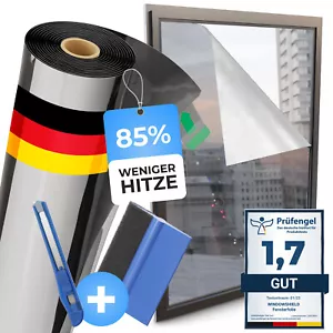 WindowShield® | Spiegelfolie Selbstklebend UV-Schutz Fenster Folie Sonnenschutz - Bild 1 von 7