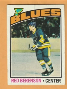 Rojo Berenson St. Louis Azul 1976-77 Topps #236 Arrugado 10V - Imagen 1 de 2