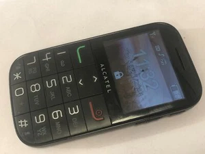 Alcatel 2000/2000X Black (Unlocked) Mobile Phone BIG BUTTON TALKING KEYS SOS - Picture 1 of 6