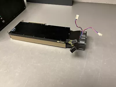 Nvidia A40 L40 GPU Accelerator cooling adapter for 2 fans. - Image 1 of 4