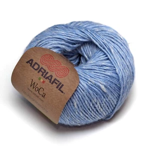 WOCA ADRIAFIL 91 Merinowolle Hanf Wolle Strickwolle Hanfgarn Strickgarn Merino - Bild 1 von 10