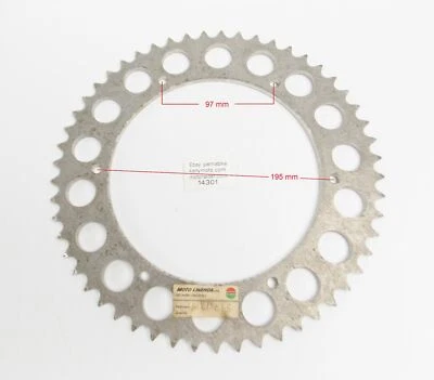 OEM LAVERDA ALUMINUM REAR WHEEL DRIVE SPROCKET 53 T. 41211065 | 41 211 065 - Image 1 of 3