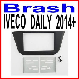 FASCIA FOR IVECO DAILY 2014 + TO SUIT AFTERMARKET DOUBLE DIN STEREO - Picture 1 of 1