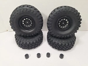 Axial Falken Wildpeak 1.9" Tires & rims (4) from SCX10III Base Camp - Picture 1 of 4