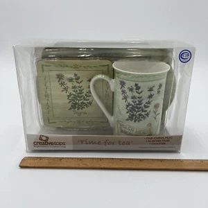 Creative Tops - Juego de taza, bandeja dispersa y posavasos HIERBAS FRESCAS - Nuevo en caja - Imagen 1 de 7