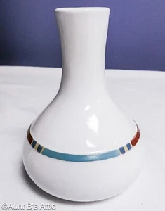 Flower/Bud Vase Vtg 80's- 90's Dansk Intl Designs Mesa White Sands Ceramic Vase - Picture 1 of 4