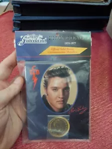 Medallón Conmemorativo Oficial de Bronce Sólido ELVIS PRESLEY - LEER DESCRIPCIÓN - Imagen 1 de 7