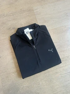 NEW WITH TAG!! PUMA GOLF 1/2 ZIP POLO SHIRT MEN [SIZE= L] GOLF CASUAL - Picture 1 of 4