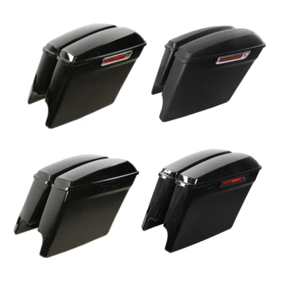 5" Stretched Extended Hard Saddlebags Fit For Harley Touring Electra Glide 93-13 - Image 1 of 4