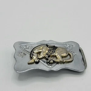 Horse Laying Down Belt Buckle - Picture 1 of 2