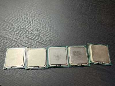 Lot 5 Intel Core 2 Duo E5800 E7200 E7400 E7500 Processors CPUs - Image 1 of 4