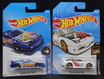 Hot Wheels 96 Nissan 180SX Tipo X paquete 2 coches Foto 1 de 4