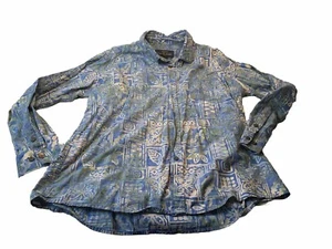 Pete Huntington Bali New no Tags Size L Cotton Batik Hawaiian  Mens Shirt - Picture 1 of 4