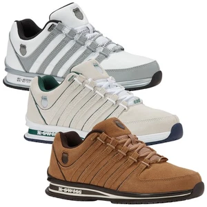 K-Swiss Para Hombres Rinzler Entrenadores Informales Con Cordones Suela de Goma Zapatos de Corte Tenis - Imagen 1 de 13