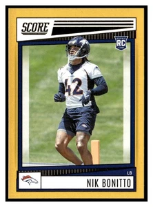 2022 Score Gold #317 Nik Bonitto ROOKIE - Bild 1 von 2