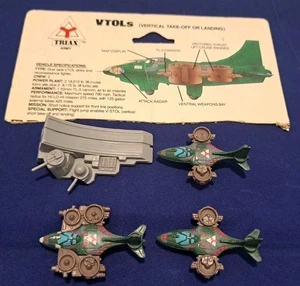 Vintage 1989 Kenner Mega Force VTOLs TRIAX ARMY Military Vehicles Set - Picture 1 of 13