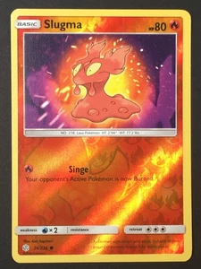 Pokemon TCG Slugma 26/236 SM Cosmic Eclipse Reverse Holo Common NM - Picture 1 of 2