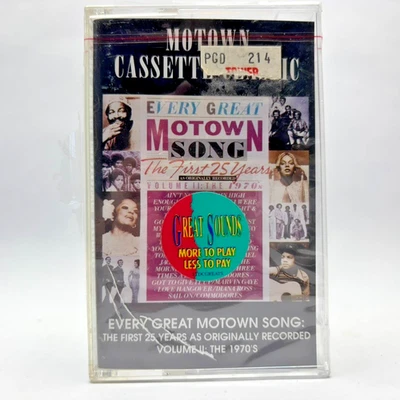 Every Great Motown Song, First 25 Years - Vol.2: 1970s - Cassette - Mint, SEALED - Image 1 of 3