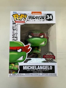 Funko Pop! Cómics - MICHELANGELO - TMNT - Edición Especial - 34 - Imagen 1 de 6