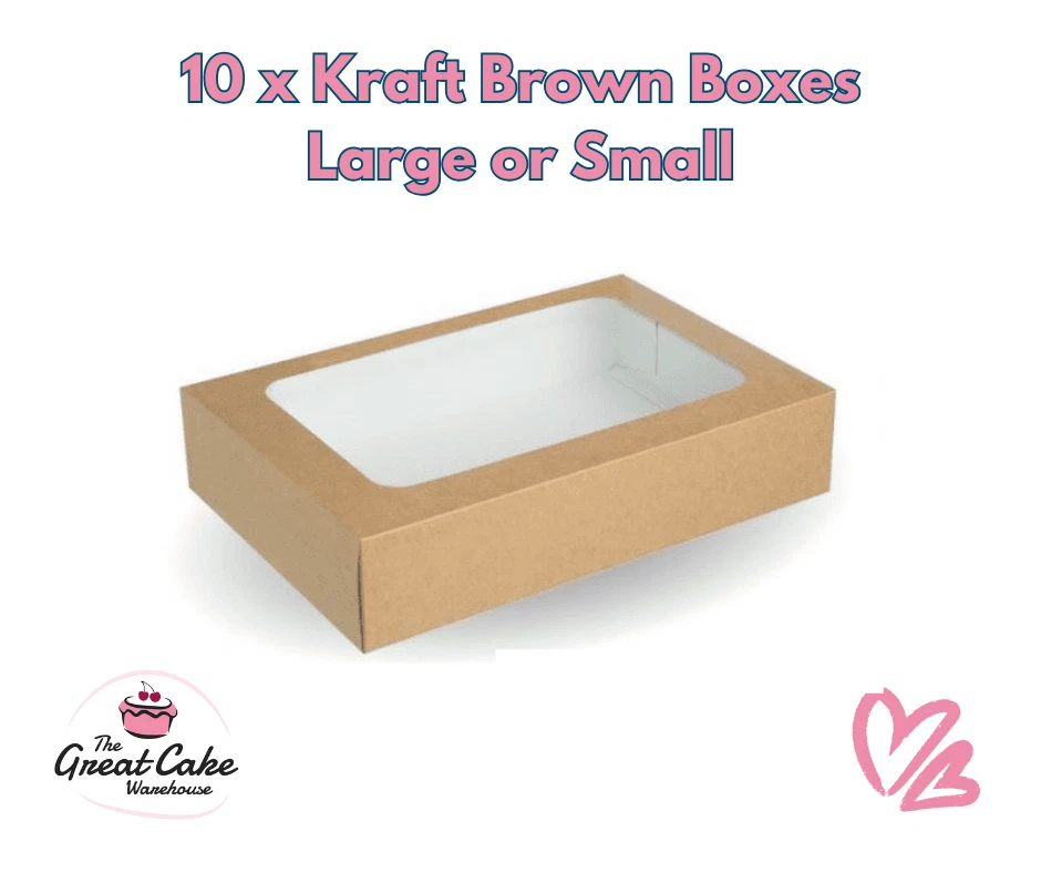 10 x Graze box With Window Traybake Boxes Large or Small - Image 1 of 1