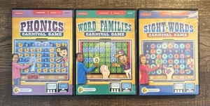 3 Lakeshore Learning Carnival Games PC/Mac Teaching Grades 1-2 Ages 6+ - Picture 1 of 4