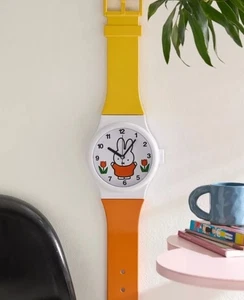 Miffy White Rabbit Huge Wristwatch Wall Clock NIB 36” - Picture 1 of 5