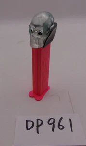 Vintage PEZ Misfit Black & Clear Skull Diablo with feet empty candy dispenser - Picture 1 of 7