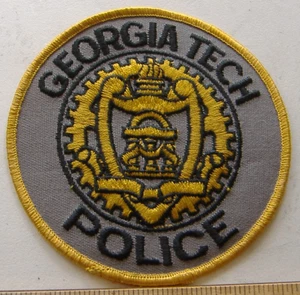GEORGIA TECH   POLICE   GEORGIA  POLICE  FABRIC   PATCH - Picture 1 of 1