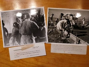 Lotto 2 FOTO STAMPA SOLDATINI GUERRA NAZIONALISTA Cina MARINI ANNI 50 Ferrovia B&W LOTTO - Foto 1 di 7