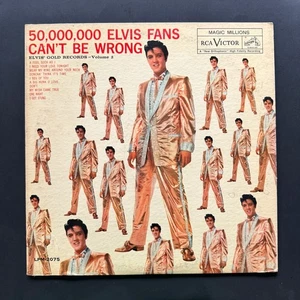 ELVIS Gold Records 50,000,000 Fans Can't Be Wrong MONO Vinyl Record Album Inner - Picture 1 of 2