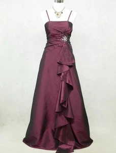Cherlone Schwiegermutter Ballkleid lila Kristalle Größe 22/24 neu mit Etikett formeller Abschlussball - Bild 1 von 6