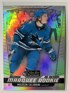 2024-25 O-Pee-Chee Platinum Marquee Rookie Macklin Celebrini #263 Rainbow (RC)  - Imagen 1 de 2