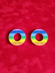GT Wings BMX Die Cut Custom Doughnuts Multi Color - Picture 1 of 1