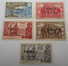 CAMEROUN TIMBRES n° 240 - 244 - VALMY - NEUFS SANS GOMME
