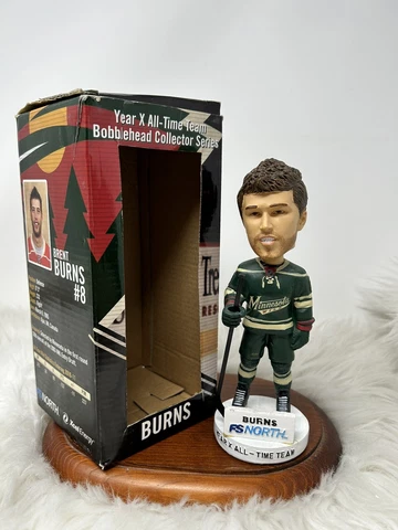 Brent Burns Minnesota Wild Bobblehead Year X All-Time Team Collector Series Flaw Cover