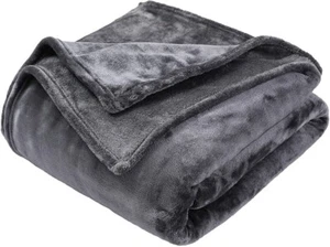 Large Faux Fur Warm Fleece Throw Cozy Soft Sofa Bed Mink Blanket Big All Sizes - Picture 1 of 29