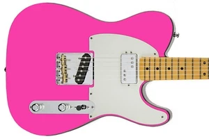 Guitar Skin Axe Wrap Re-skin Bass Reface Vinyl Decal DIY Solid Pink - Bild 1 von 5