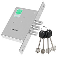 Mortise High Security Deadbolt Lever Lock 3 Bolts Wooden/Metal Door, Safe 4 Keys