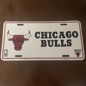 Chicago Bulls Metall Nummernschild offizielles Lizenzprodukt für Büro/Auto Vintage - Bild 1 von 4