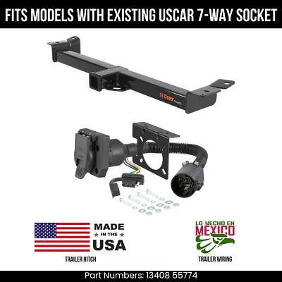 Enganche de remolque para Jeep Wrangler 04-06 con cableado de 7 pines apto para enchufe USCAR 4K Foto 1 de 4