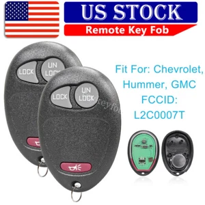 2 Replacement for Chevy Colorado Venture GMC Canyon Hummer H3 Remote Key Fob - Foto 1 di 7