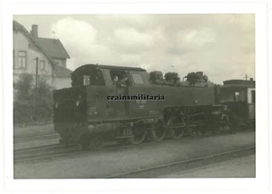 Oryg. Zdjęcie Reichsbahn lokomotywa parowa "99 323" na stacji BAD DOBERAN 1963 - Zdjęcie 1 z 1