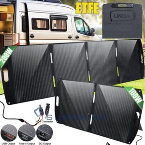 100W 200W 12V Foldable Portable Solar Panel for RV Camping Charger Power Station - Picture 1 of 45